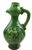 TANG DYNASTY GREEN GLAZED EWER 唐 绿彩凤首执壶