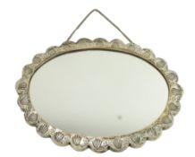 20TH CENTURY TURKISH 900 SILVER WEDDING VANITY DRESSING MIRROR BY NECO