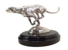 20TH CENTURY AFRISILVER STERLING SILVER STUDY OF A CHEETAH