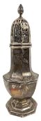 EDWARD VII HALLMARKED SILVER SUGAR SIFTER CASTOR