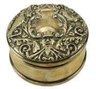 ELIZABETH II HALLMARKED SILVER DRESSING TABLE BOX