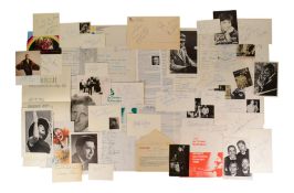 MUSICIANS - LARGE ALBUM OF ALL-WORLD MUSICIAN AUTOGRAPHS