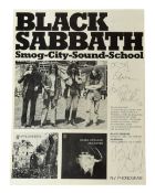 MUSIC - BLACK SABBATH (BAND) - EARLY 1971 ROTTERDAM FULLY SIGNED TOUR PROGRAMME