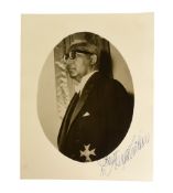 WORLD LEADERS - FRANCOIS 'PAPA DOC' DUVALIER (D.1971) - SIGNED PHOTO