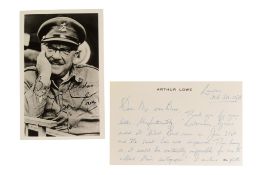 ARTHUR LOWE - DAD'S ARMY - HAND SIGNED PHOTOGRAPH