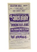 CHUCK BERRY - ORIGINAL FLYER FROM THE COLSTON HALL, BRISTOL