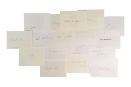 NOBEL PRIZE WINNERS - AUTOGRAPHS - LARGE COLLECTION