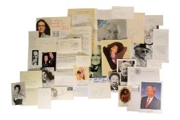 AUTOGRAPHS - MIXED COLLECTION - TV, FILM & WORLD FIGURES