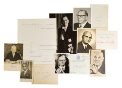 WORLD LEADERS - COLLECTION OF AUTOGRAPHS