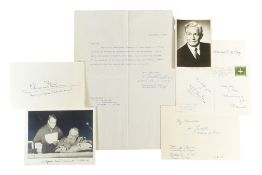 RELIGION / THEOLOGICAL - COLLECTION OF AUTOGRAPHS