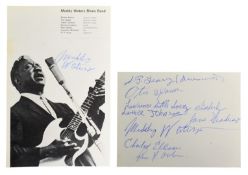 BLUES - MUDDY WATERS BLUES BAND - FULL BAND AUTOGRAPHS