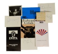 ACTORS - COLLECTION OF ASSORTED AUTOGRAPHS