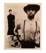 ACTORS / ART - DEAFMAN GLANCE - SCARCE DUAL SIGNED PHOTOGRAPH