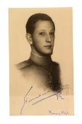 ROYALTY - SIMEON II TSAR OF BULGARIA - AUTOGRAPHED PHOTOGRAPH