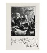 COMPOSERS - FRANZ LEHAR (D.1948) - SCARCE AUTOGRAPH ON POSTCARD