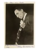 MUSIC - TOSSY SPIVAKOVSKY (VIOLINIST) - RARE SIGNED PHOTO