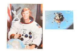 SPACE - RUSSELL ' RUSTY ' SCHWEICKART - SIGNED NASA PORTRAIT