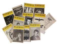 THEATRE / ACTORS - COLLECTION OF SIGNED PLAYBILL PROGRAMMES