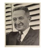 SOVIET UNION - ALEXANDER KERENSKY (D.1970) - SCARCE SIGNED PHOTO