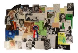 MUSIC - LARGE ALBUM OF C1960S / 1970S MUSIC AUTOGRAPHS