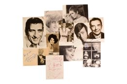 MUSIC - COLLECTION OF ASSORTED AUTOGRAPHS