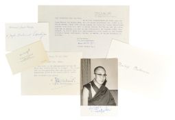 RELIGION / THEOLOGY - COLLECTION OF AUTOGRAPHS