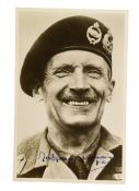 MILITARY HISTORY - FIELD MARSHALL MONTGOMERY 'MONTY' AUTOGRAPH