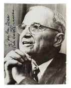 PRESIDENTS - HARRY S. TRUMAN - AUTOGRAPHED PHOTOGRAPH