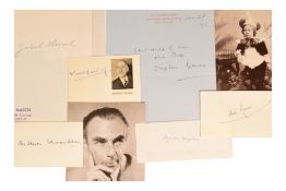 WRITERS / AUTHORS / NOVELISTS - COLLECTION OF AUTOGRAPHS