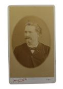 NOBEL PRIZE / AUTHORS - FREDERIC MISTRAL - EARLY SIGNED CARTE DE VISITE