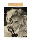 SCIENCE - ALBERT EINSTEIN - AUTOGRAPH LETTER CLIPPING