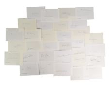 NOBEL PRIZE WINNERS - AUTOGRAPHS - LARGE COLLECTION