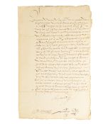 ITALIAN HISTORY - ALEXANDER FARNESE (D.1592) - ALS, 1580