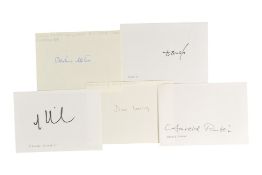 NOBEL PRIZE FOR LITERATURE - COLLECTION OF AUTOGRAPHS
