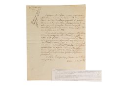 NAPOLEON INTEREST - HORTENSE DE BEAUHARNAIS - LETTER