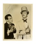 AROUND THE WORLD IN 80 DAYS (1956) - DAVID NIVEN & CANTINFLAS SIGNED PHOTO