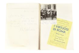 MUSICIANS - LARGE ALBUM OF MID-CENTURY MUSICIAN AUTOGRAPHS