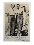 SCIENCE - AUGUSTE PICCARD (D.1962) - SIGNED PHOTOGRAPH