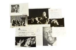 JAZZ / BLUES - COLLECTION OF VINTAGE AUTOGRAPHS