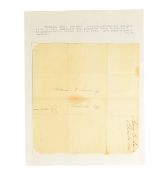 AMERICAN PRESIDENT - JAMES BUCHANAN (D.1868) – ENVELOPE