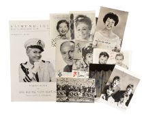MUSIC & ENTERTAINERS - COLLECTION OF ASSORTED AUTOGRAPHS