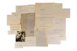 SCIENTISTS - LARGE COLLECTION OF AUTOGRAPHS