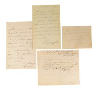 HISTORY - KAISER WILHELM I (D.1888) - THREE AUTOGRAPHS