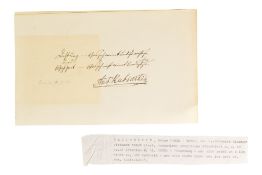 MUSIC - ANTON RUBINSTEIN (D.1894) - PIANIST, ALS