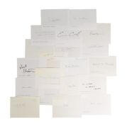 NOBEL PRIZE WINNERS - AUTOGRAPHS - LARGE COLLECTION