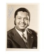 WORLD LEADERS - JEAN-CLAUDE DUVALIER (D.2014) - SIGNED PHOTOGRAPH