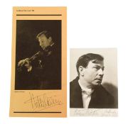 MUSIC - NATHAN MILSTEIN (VIOLINIST) - AUTOGRAPHS