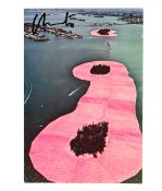 ARTIST - CHRISTO (D.2020) - AUTOGRAPH ON POSTCARD