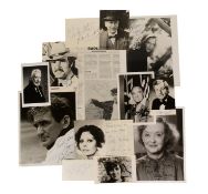 ACTORS - COLLECTION OF ASSORTED AUTOGRAPHS