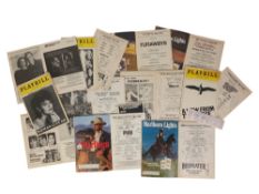 THEATRE / ACTORS - COLLECTION OF SIGNED PLAYBILL PROGRAMMES